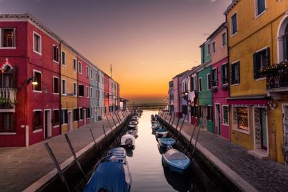 Italy Venice  Burano Island