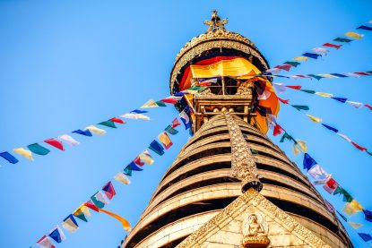 Nepal Swayambhu Maha Chaitya In Kathmandu